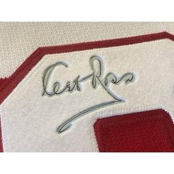 DELUXE FRAMED Art Ross (deceased 1964) Signed & Hand Painted Custom 1/1 Montreal Wanderers Vintage Wool Jersey