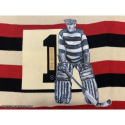 Alec Connell (deceased 1958) Signed & Hand Painted Custom 1/1 Ottawa Senators Vintage Wool Jersey