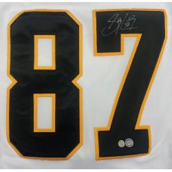 Sidney CROSBY Signed Pittsburgh Penguins Pro Adidas White Jersey