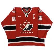 Mario LEMIEUX Signed Team Canada 2002 Olympic Pro Nike Red Jersey *VERY RARE!*