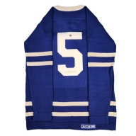 IMPOSSIBLY RARE Bill BARILKO Signed Toronto Maple Leafs Vintage Wool Blue Jersey