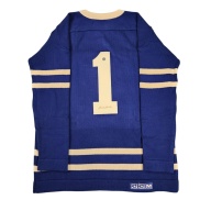 RARE Turk BRODA Signed Toronto Maple Leafs Vintage Wool Blue Jersey