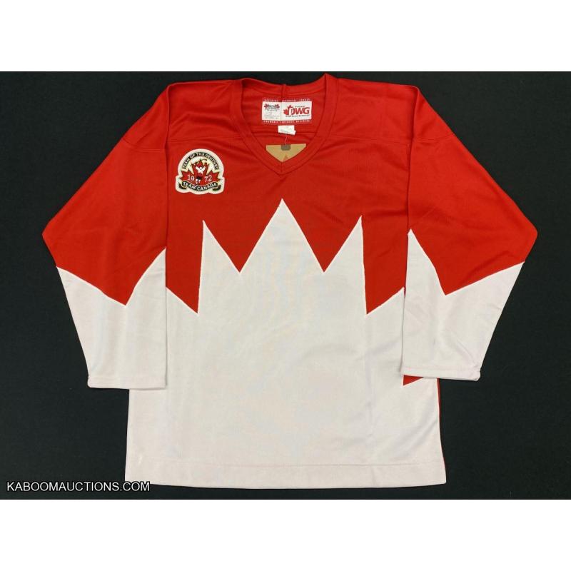 CANADA 1972 TEAM-Signed & Hand Painted Custom 1/1 72 Summit Series Jersey