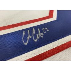 Cole CAUFIELD Signed Montreal Canadiens HAND PAINTED 1/1 Pro Adidas White Jersey