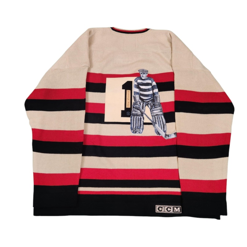 1/1 Alec CONNELL Signed & Painted Ottawa Senators Vintage Wool Jersey