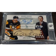1/1 SIDNEY CROSBY & ART ROSS Pittsburgh Penguins DUAL AUTO Card