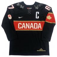 Sidney CROSBY Signed Team Canada Sochi 2014 Olympic Black Jersey *RARE*