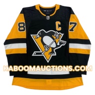 Sidney CROSBY Signed Pittsburgh Penguins Pro Adidas Black Jersey