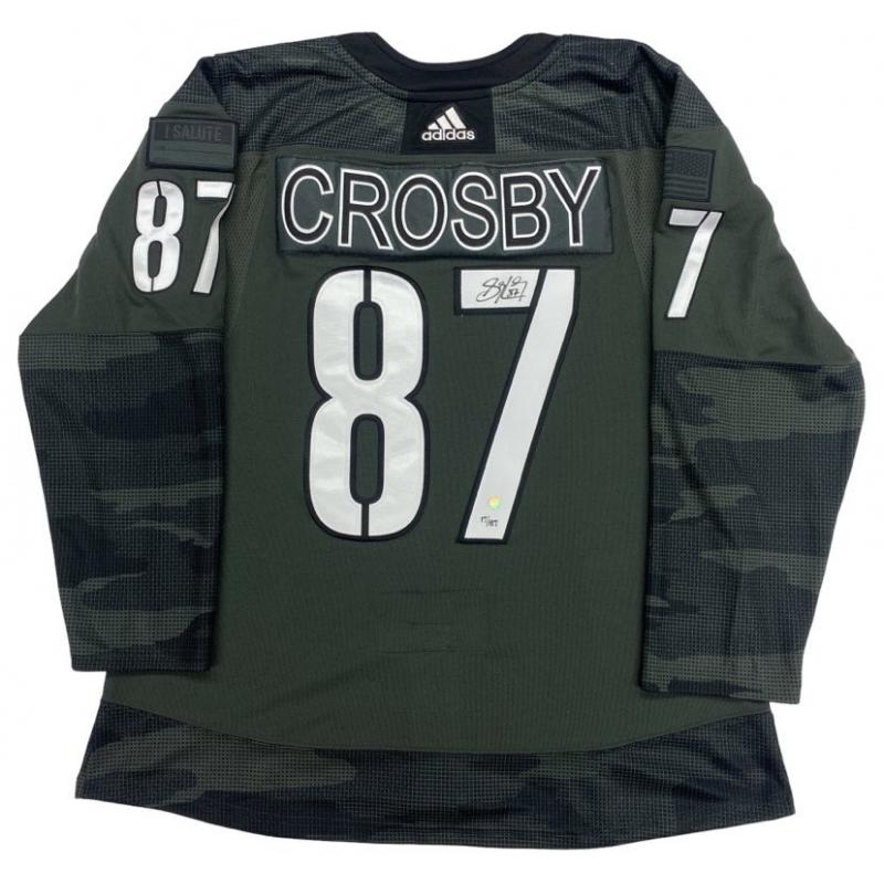 Sidney CROSBY Signed Pittsburgh Penguins CAMO LTD Pro Adidas Jersey