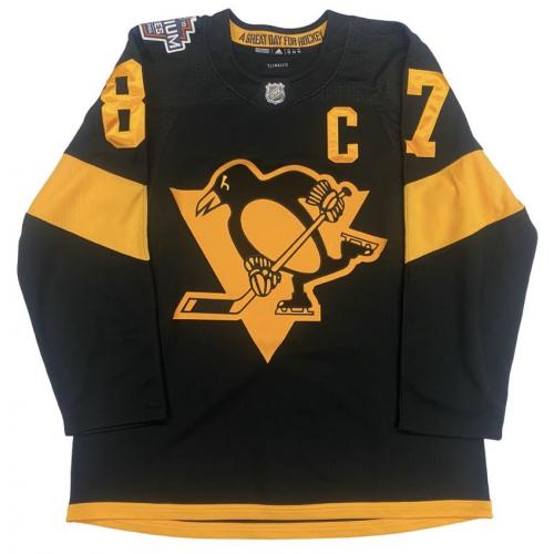 Sidney CROSBY Signed Pittsburgh Penguins 2019 Stadium Series Pro Adidas Jersey