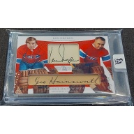 1/1 KEN DRYDEN & GEORGE HAINSWORTH Montreal Canadiens DUAL AUTO CARD