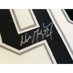 Framed Wayne GRETZKY Signed Los Angeles Kings White Jersey