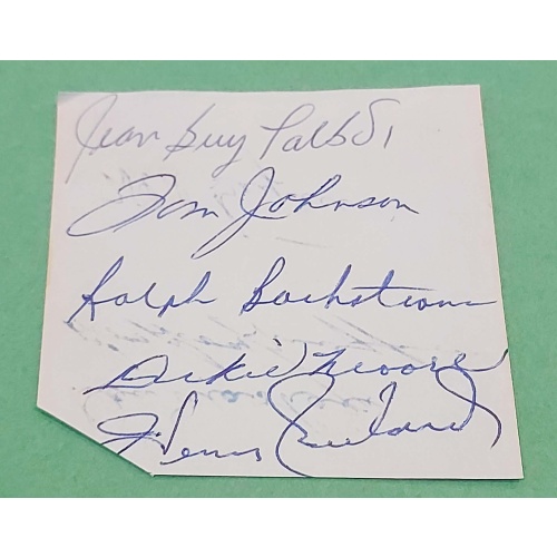 Henri Richard, Boom Boom Geoffrion, Dickie Moore, Charlie Hodge, Tom Johnson & MORE Autographs *NO RESERVE*