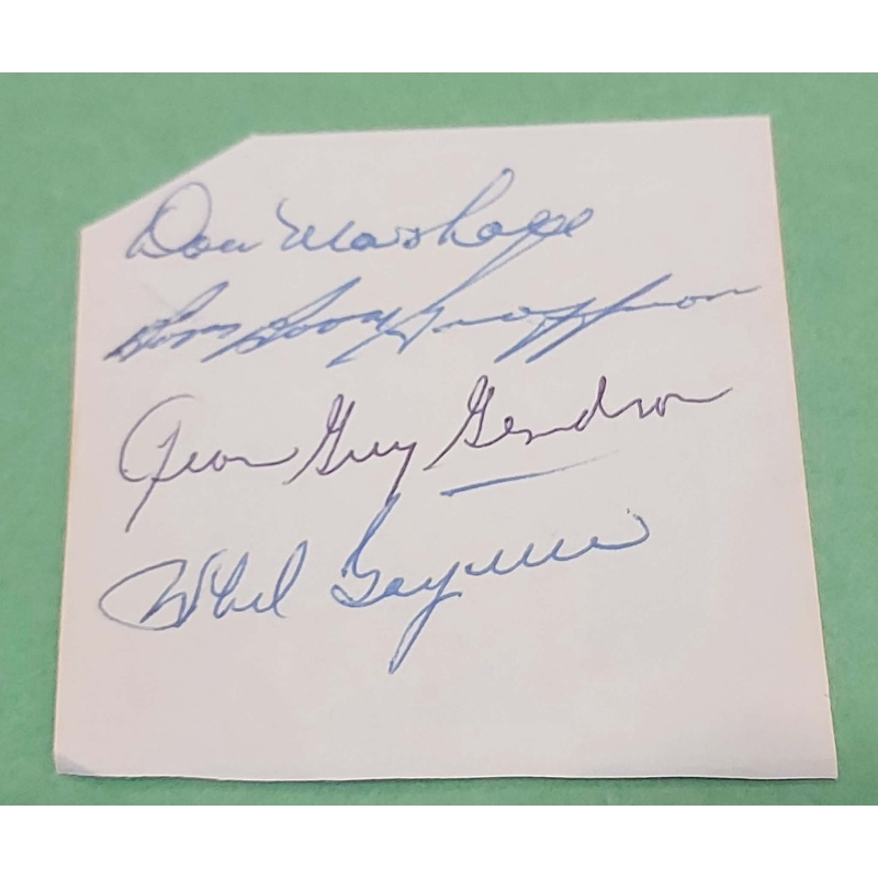 Henri Richard, Boom Boom Geoffrion, Dickie Moore, Charlie Hodge, Tom Johnson & MORE Autographs *NO RESERVE*