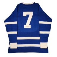 ULTRA RARE Tim HORTON Signed Toronto Maple Leafs Vintage Wool Jersey