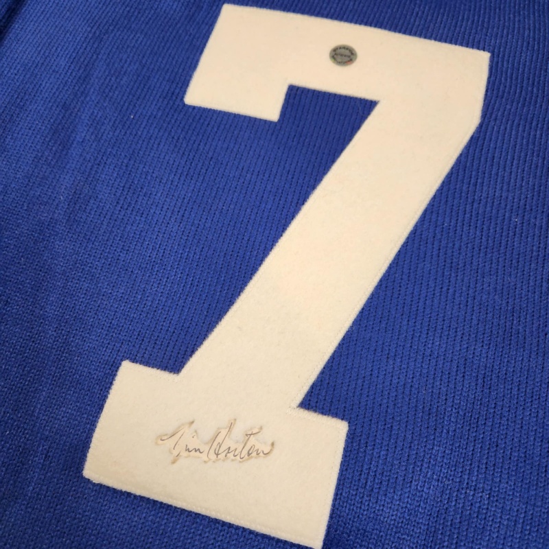 ULTRA RARE Tim HORTON Signed Toronto Maple Leafs Vintage Wool Jersey