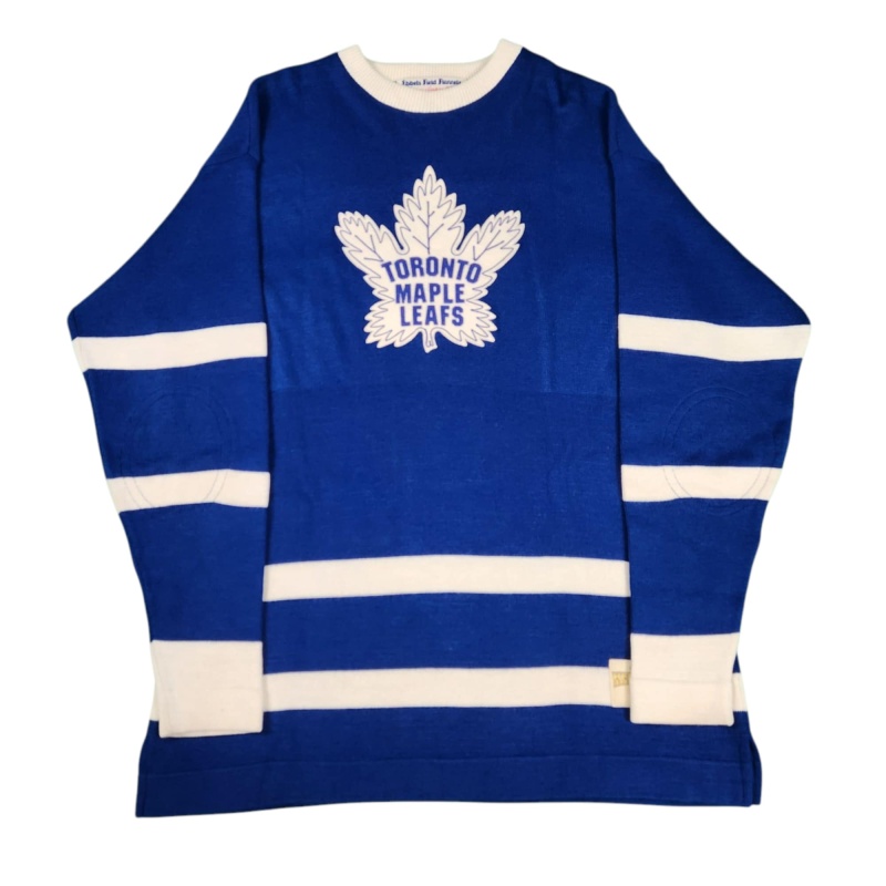 ULTRA RARE Tim HORTON Signed Toronto Maple Leafs Vintage Wool Jersey