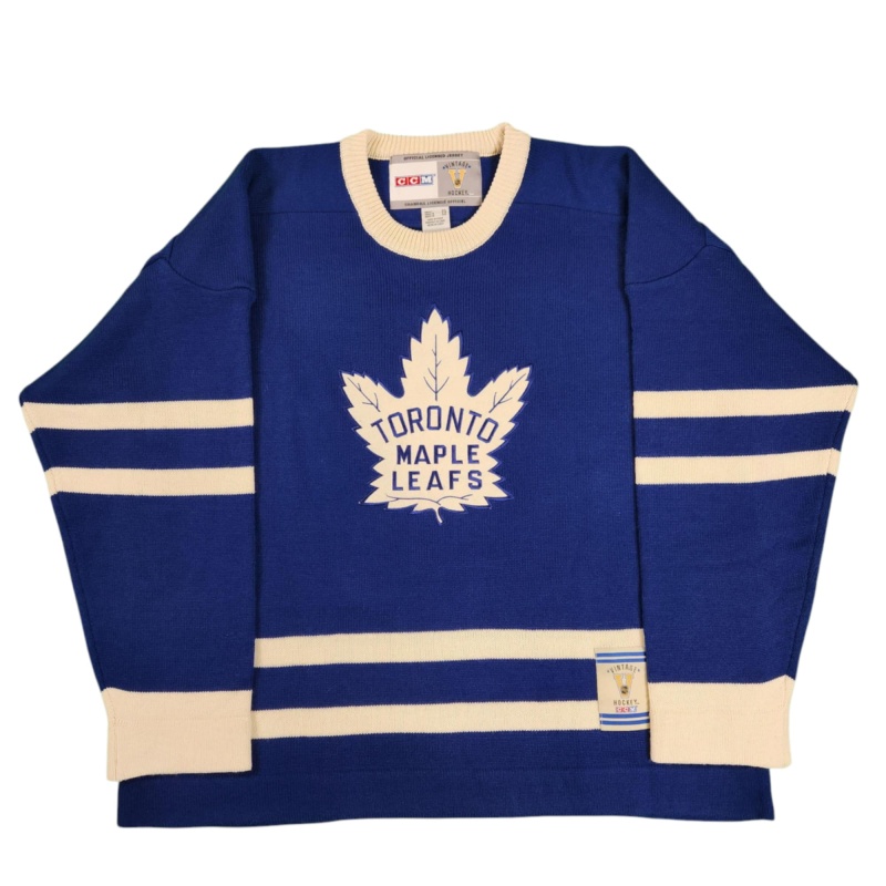ULTRA RARE Tim HORTON Signed Toronto Maple Leafs Vintage Wool Jersey