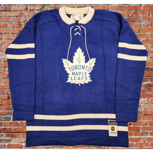Tim Horton (deceased 1974) Signed Toronto Maple Leafs Vintage Wool Model Jersey