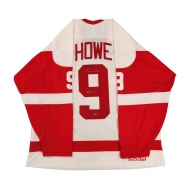 Gordie HOWE Signed Detroit Red Wings "Mr. Hockey" Vintage CCM White Jersey