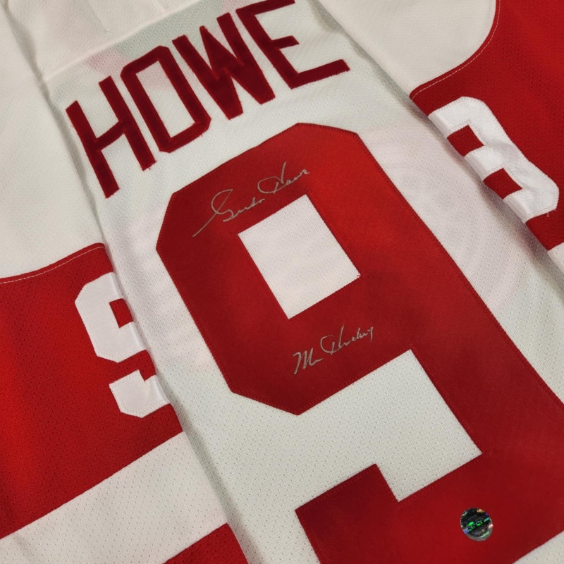Gordie HOWE Signed Detroit Red Wings "Mr. Hockey" Vintage CCM White Jersey