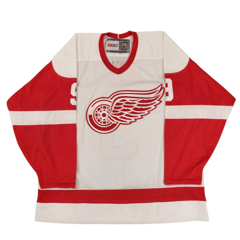 Gordie HOWE Signed Detroit Red Wings "Mr. Hockey" Vintage CCM White Jersey