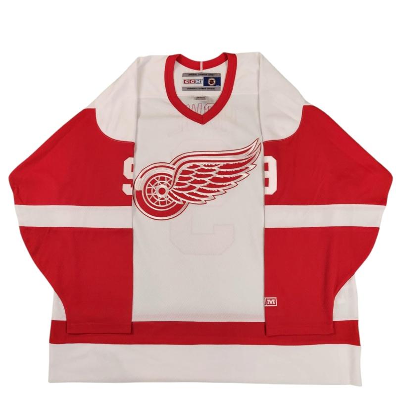 Gordie HOWE Signed Detroit Red Wings "Mr. Hockey HOF" Vintage CCM White Jersey
