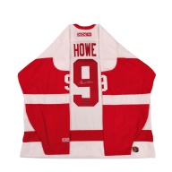 Gordie HOWE Signed Detroit Red Wings Vintage CCM White Jersey