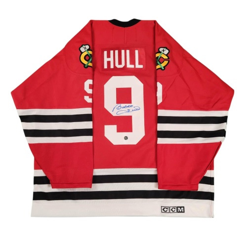 Bobby HULL Signed Chicago Blackhawks Vintage CCM Red Jersey