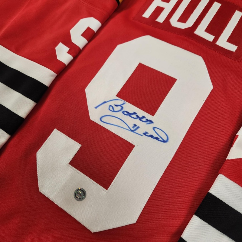 Bobby HULL Signed Chicago Blackhawks Vintage CCM Red Jersey