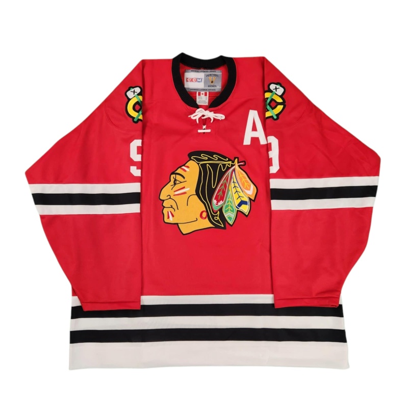 Bobby HULL Signed Chicago Blackhawks "Golden Jet" Vintage CCM Red Jersey