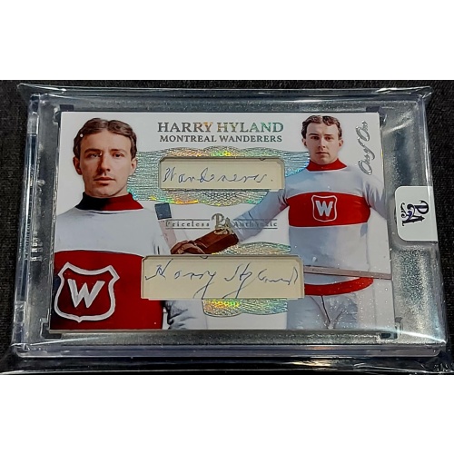 1/1 HARRY HYLAND Montreal Wanderers AUTO & Inscribed "Wanderers" AUTO CARD