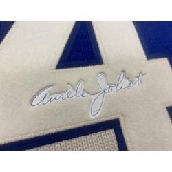 Aurele Joliat (deceased 1986) Signed Montreal Canadiens Vintage Wool Model Jersey