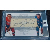 1/1 AURELE JOLIAT & FRANK BOUCHER Montreal & New York DUAL AUTO Card