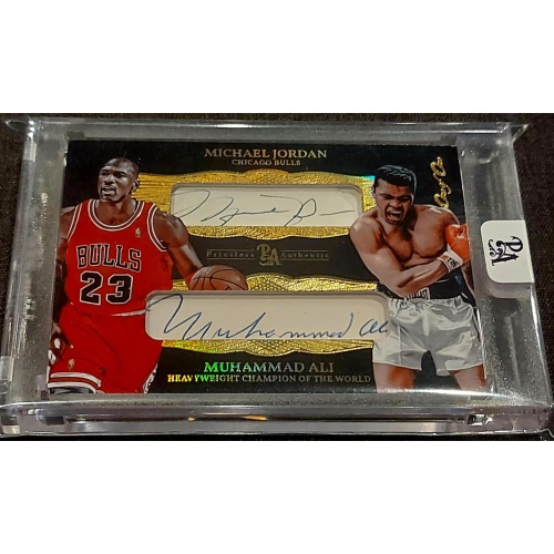 1/1 JORDAN & ALI & ROBINSON & OWENS QUAD AUTO G.O.A.T.S. CARD