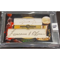 1/1 MICHAEL JORDAN & LARRY O'BRIEN Chicago Bulls Dual AUTO CARD
