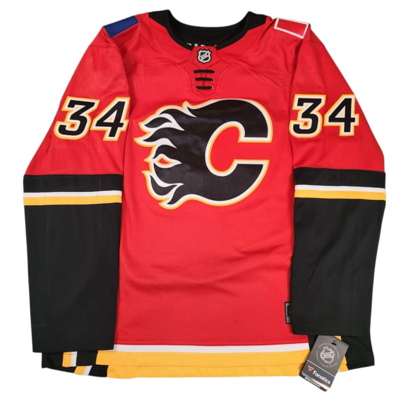 1/1 Miikka Kiprusoff Signed & Painted Calgary Flames "Kipper" Jersey