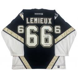 Mario LEMIEUX Signed Pittsburgh Penguins LE MAGNIFIQUE Vintage Jersey *RARE*