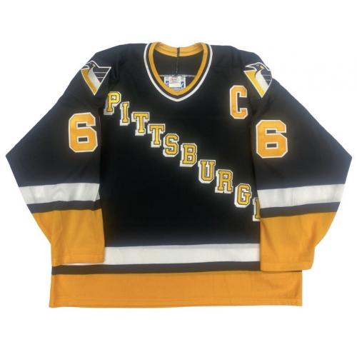 Mario LEMIEUX Signed Pittsburgh Penguins 5 Goals 4/9/93 Vintage Jersey *RARE*