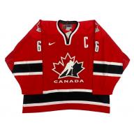 Mario LEMIEUX Signed Team Canada 2002 Olympic Pro Nike Red Jersey *VERY RARE!*