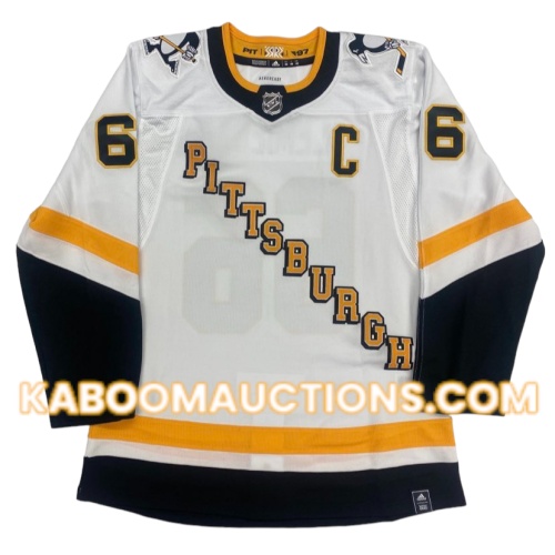 Mario LEMIEUX Signed Pittsburgh Penguins Reverse Retro Pro Adidas Jersey *RARE*