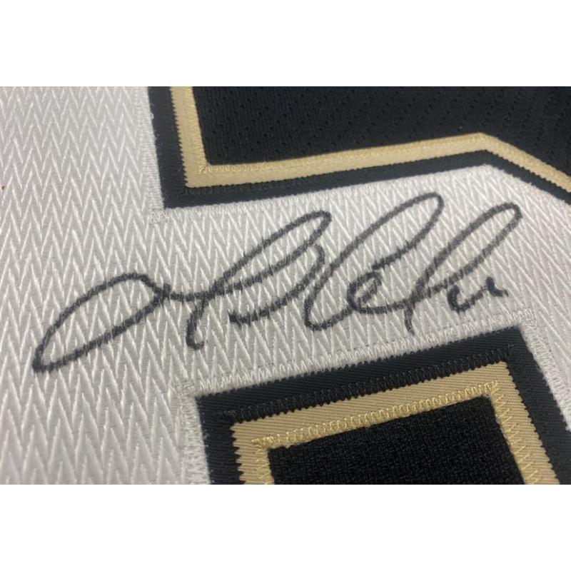 Mario LEMIEUX Signed Pittsburgh Penguins CAREER STATS Vintage Jersey *RARE*