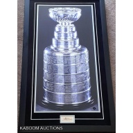 ``Lord Stanley`` Frederick Arthur Stanley (deceased 1908) ``F.A.Stanley`` Signed Custom Framed Stanley Cup Canvas Print