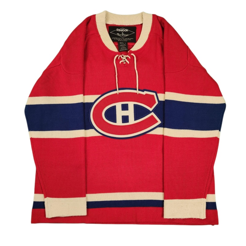 IMPOSSIBLY RARE Phantom Joe MALONE Signed Montreal Canadiens Vintage Wool Jersey