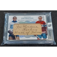 1/1 "PHANTON" JOE MALONE AUTO Montreal "Hockey Hall Of Fame" AUTO CARD