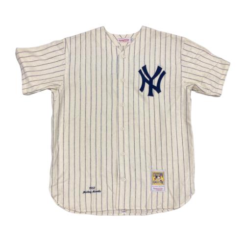 Mickey Mantle (deceased 1995) Signed New York Yankees Vintage Pinstripe Wool 1952 Model Jersey