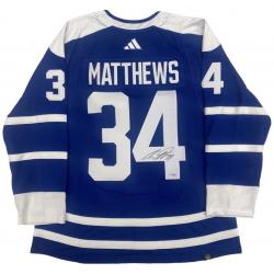 Auston MATTHEWS Signed Toronto Maple Leafs Pro Adidas Reverse Retro 2.0 Jersey