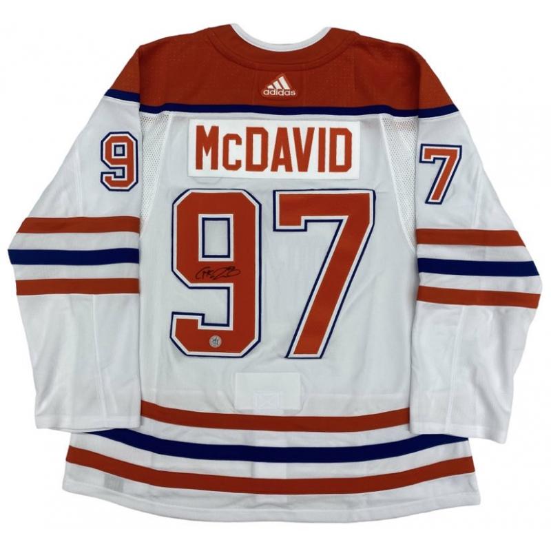 Connor MCDAVID Signed Edmonton Oilers Reverse Retro Pro Adidas Jersey