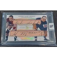 1/1 HOWIE MORENZ & BABE SIEBERT Montreal Canadiens DUAL AUTO CARD