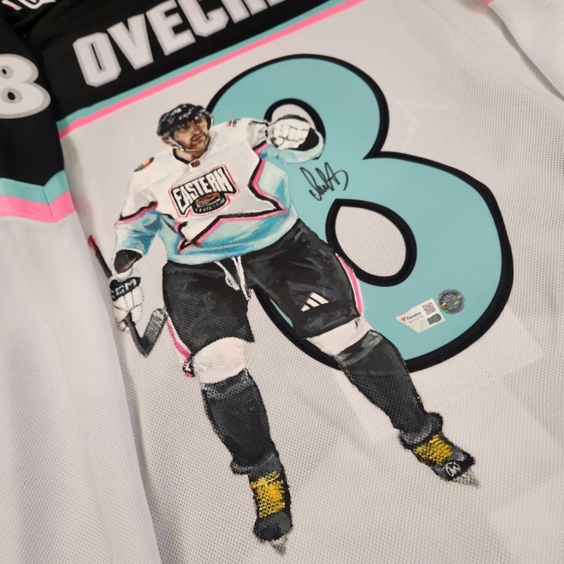 1/1 Alexander OVECHKIN Signed & Painted 2023 NHL All-Star Pro Adidas Jersey